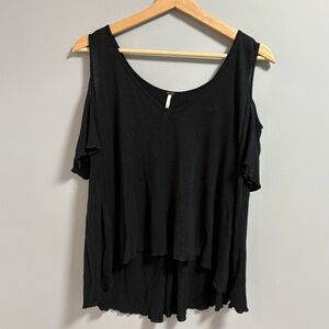 Free People Cold Shoulder Top